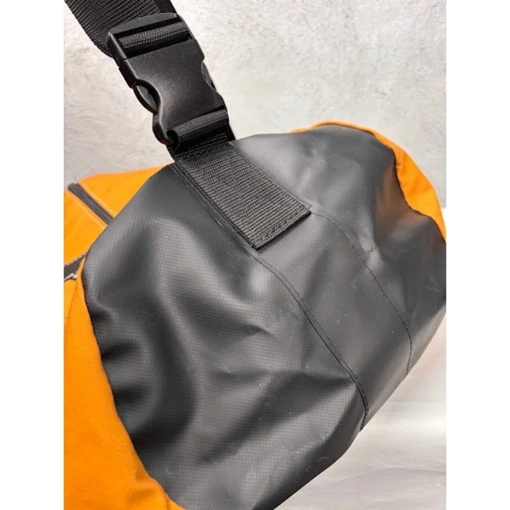Ellis Canvas Tents 10 Gallon Orange Duffel Bag Durango Colorado Made in USA